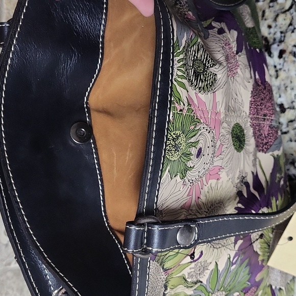 Patricia Nash Purple Sunflower Poppy Tote - Picture 8 of 13